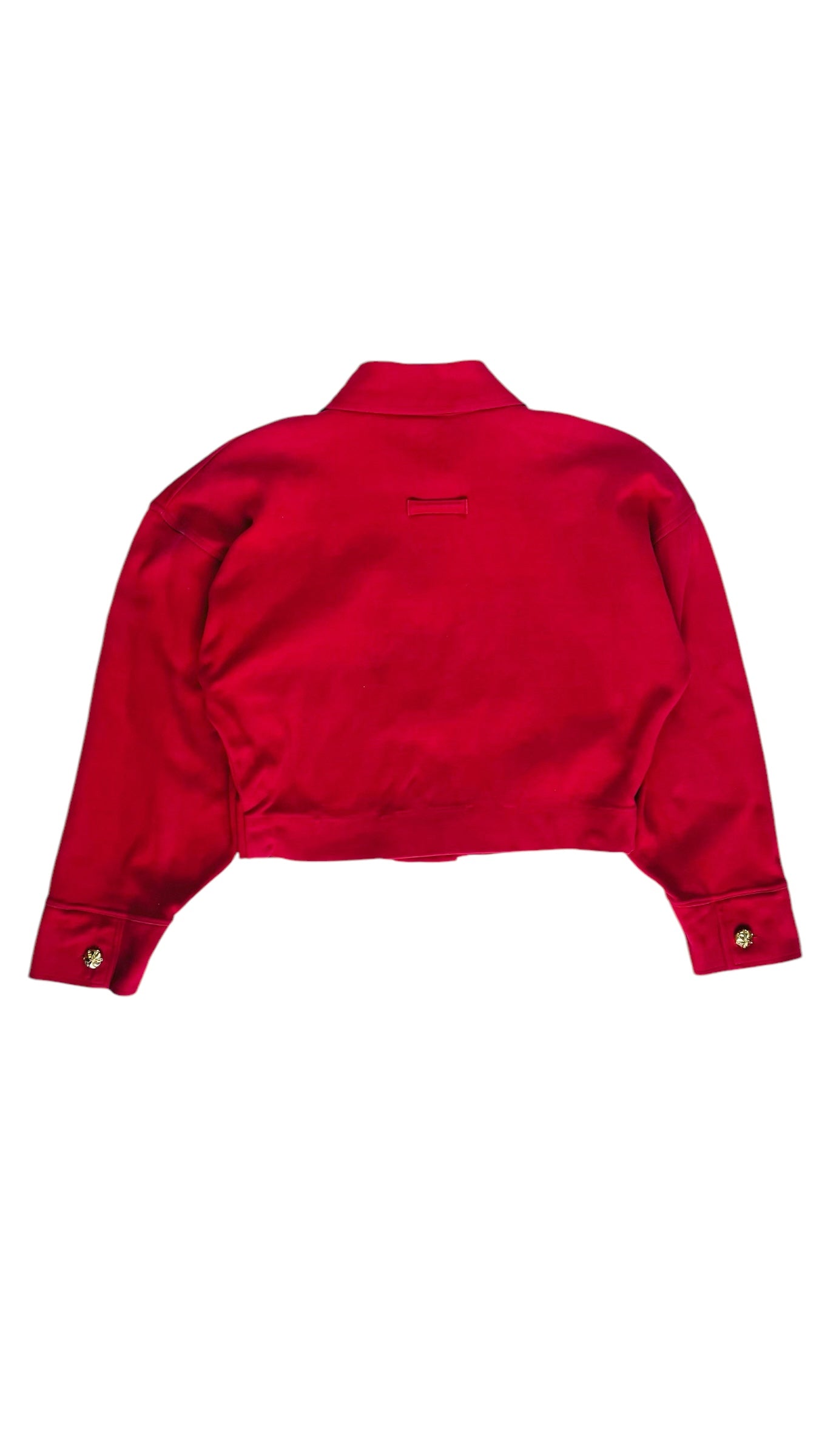 Vintage 90s red knit jacket - Size S