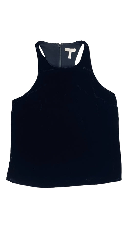 Pre-Loved JOIE black velvet tank top  - Size S