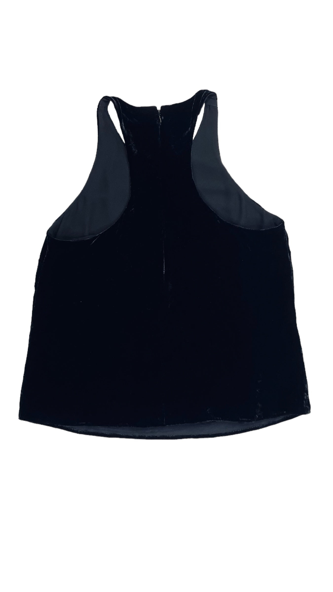 Pre-Loved JOIE black velvet tank top  - Size S