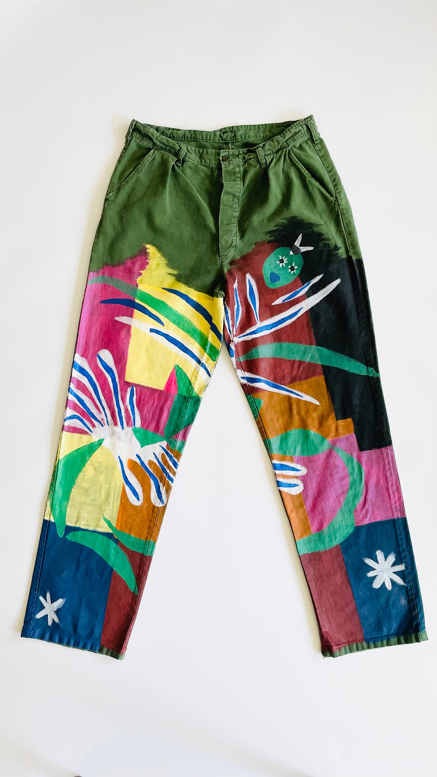 Repurposed Vintage Military Trousers - Matisse 2 - Size 34 x 32